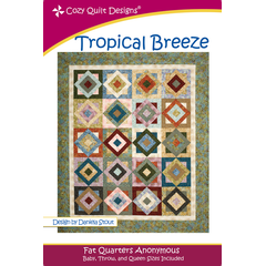 Tropical Breeze Pattern by Cozy Quilt Designs - Image of Pattern Cover