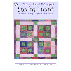 Storm Front Pattern by Cozy Quilt Designs - Image of Pattern Cover