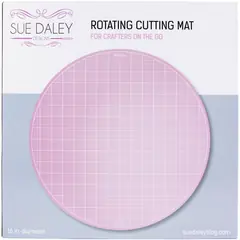 Sue Daley Pink 16in (40.6cms) Self Healing Rotating Cutting Mat