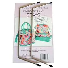 Bag Stays Size E (13in) AT632 by Aunties Two - Image of Cover (Replacement Stays Only) Patterns not included