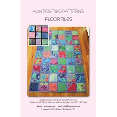 Floor Tiles Rug Pattern AT611 by Aunties Two - Image of Pattern Cover