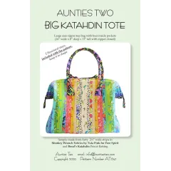 Big Katahdin Tote Bag Pattern by Aunties Two AT647