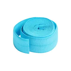 Fold Over Elastic 20mm x 1 Yard Parrot Blue By Annie