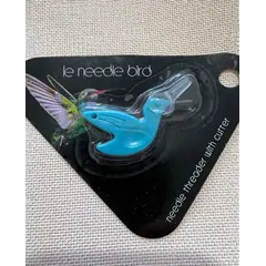 Hummingbird Needle Threader and Cutter by Sew Tasty - Blue