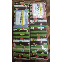 2 x Green Critter Rainbows aka Jelly Roll Plus Free Buddies Star Quilt Pattern