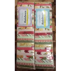 2 x Restful Floral Rainbows aka Jelly Roll Plus Free Buddies Star Quilt Pattern