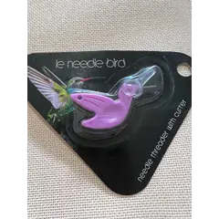 Hummingbird Needle Threader and Cutter by Sew Tasty - Purple