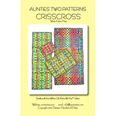Criss Cross Woven Fabric Mats Pattern AT 269 by Aunties Two - Image of Pattern Cover