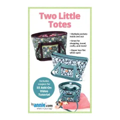 Two Little Totes Pattern by Annie SEE VIDEOS