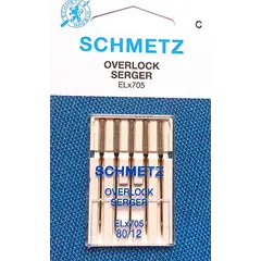 Schmetz 80/12 Overlocker/Serger Sewing Machine Needle