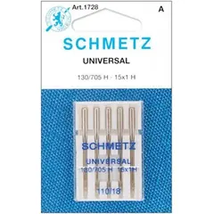Schmetz 100/18 Machine Needle Universal - 5 needle packet