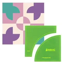 Drunkards Path 6 inch Patchwork Template Set