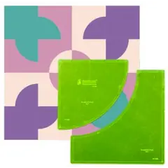 Drunkards Path 9.5 inch Patchwork Template Set