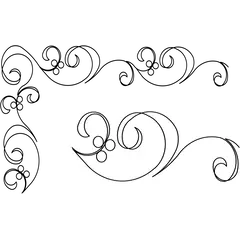 Along the Way Swirl Border #60000