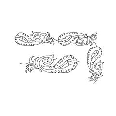 Paisley Pineapple #30519