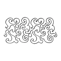 Sherry's Meandering Border #30418