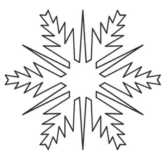 Super Easy Snowflake #30524