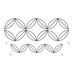 Coffee Bean Border, 2x #30611