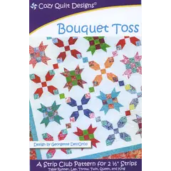 Bouquet Toss Pattern by Cozy Quilt Designs - See Video