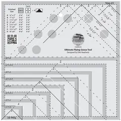 Creative Grids Ultimate Flying Geese Template and Quilt Ruler SEE VIDEO