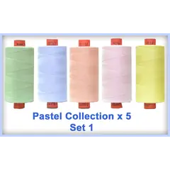 Pastels 5 Colour Set 1 Rasant Thread 1000M