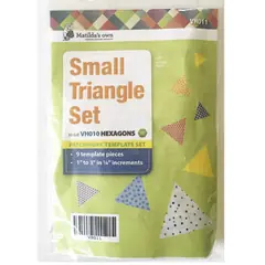 Triangle Small 60 Degree Patchwork Template Set Matilda's Own