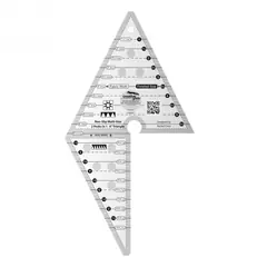 Creative Grids 2 Peaks in 1 Multi-Size Triangle Ruler