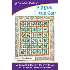 Big Star Little Star Pattern by Cozy Quilt Designs