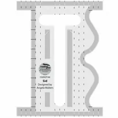 Sid Creative Grids Non-Slip Free Motion Quilting Tool / Ruler SEE VIDEO