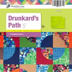 Drunkards Path 5 inch Patchwork Template Set
