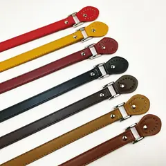 PU Leather Flat Strap 66 cms Multiple Colours Available