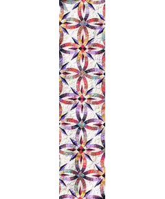 Bali Bed Runner Pattern by Judy Niemeyer Quiltworx - Image of Bed Runner Pattern - Image of Actual Bed Runner