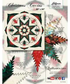 Christmas Cactus Quilt Pattern by Judy Niemeyer