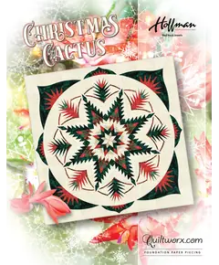 Christmas Cactus Quilt Pattern by Judy Niemeyer