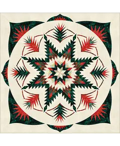 Christmas Cactus Quilt Pattern by Judy Niemeyer