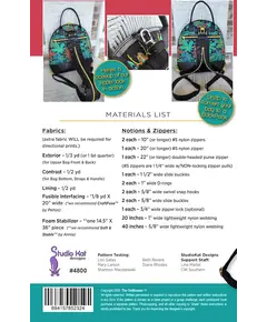 OutBreaker Back Pack or Shoulder Bag Pattern by Studio Kat Designs