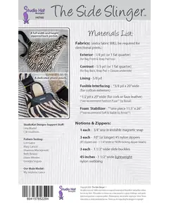 Side Slinger Bag Pattern by Studio Kat Designs