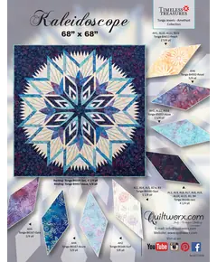 Kaleidoscope Quilt Pattern by Judy Niemeyer