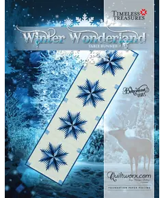 Winter Wonderland Snowflakes Table Runner Pattern Judy Niemeyer