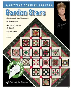 Garden Stars Pattern by Cozy Quilt Designs