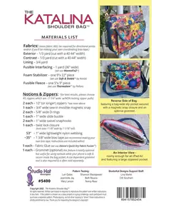 Katalina Shoulder Bag by Studio Kat Designs