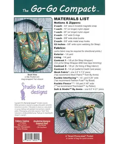 Go Go Compact Bag by Studio Kat Designs