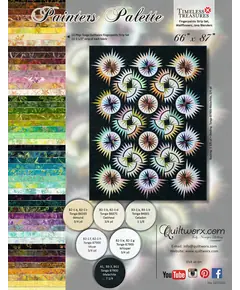 Painters Palette Quilt Pattern by Judy Niemeyer