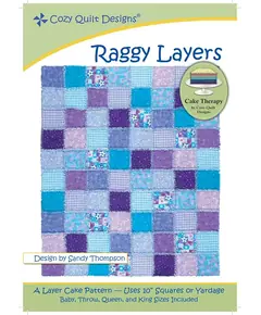 Raggy Layers Pattern by Cozy Quilt Designs - Image of Pattern Cover