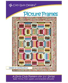 Picture Frames Pattern by Cozy Quilt Designs - Image of Pattern Cover