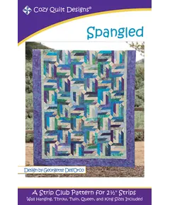 Spangled Pattern by Cozy Quilt Designs - Image of Pattern Cover