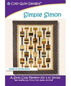 Simple Simon Pattern by Cozy Quilt Designs - Image of Pattern Cover