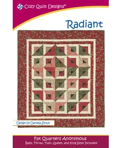 Radiant Pattern by Cozy Quilt Designs - Image of Pattern Cover