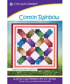 Cozy Rainbow Pattern by Cozy Quilt Designs