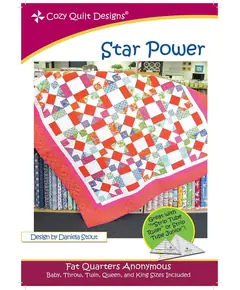 Star Power Pattern by Cozy Quilt Designs - Image of Pattern Cover